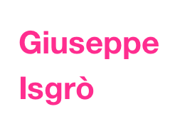 Giuseppe
Isgrò